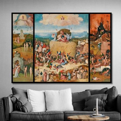 The Hay Wain Bosch Hieronymus hbs21 canvas print 
