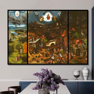 The Last Judgment Bosch Hieronymus hbs22 canvas print 
