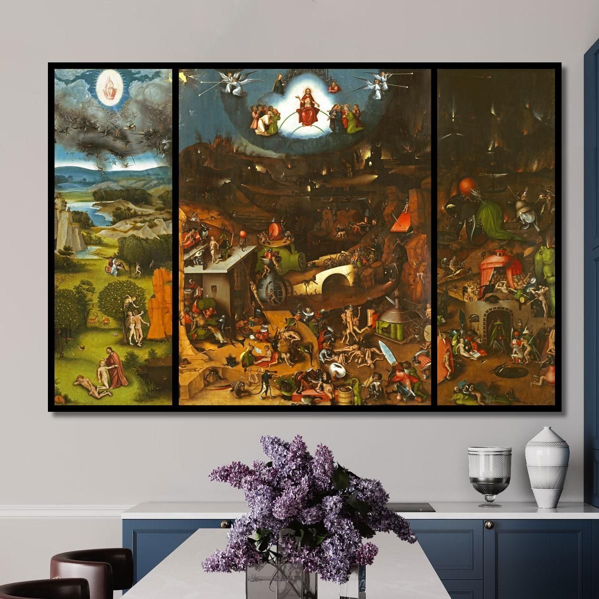 The Last Judgment Bosch Hieronymus hbs22 canvas print 