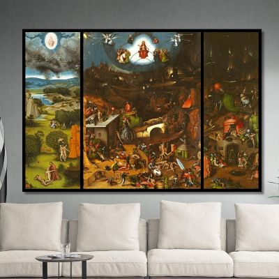 The Last Judgment Bosch Hieronymus hbs22 canvas print 