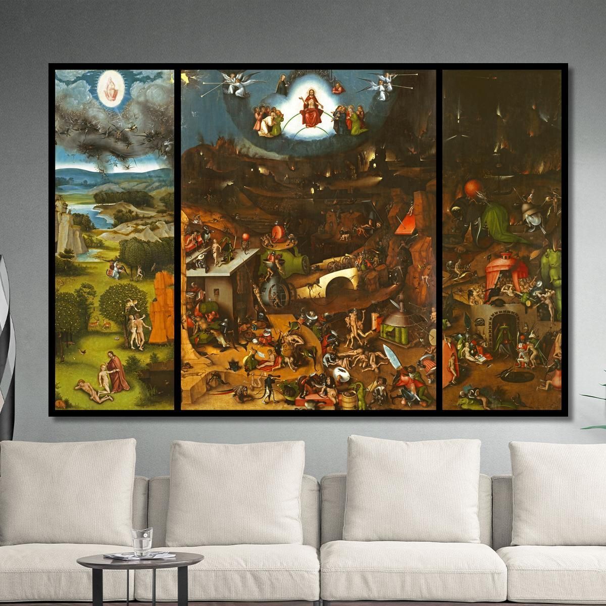 The Last Judgment Bosch Hieronymus hbs22 canvas print 