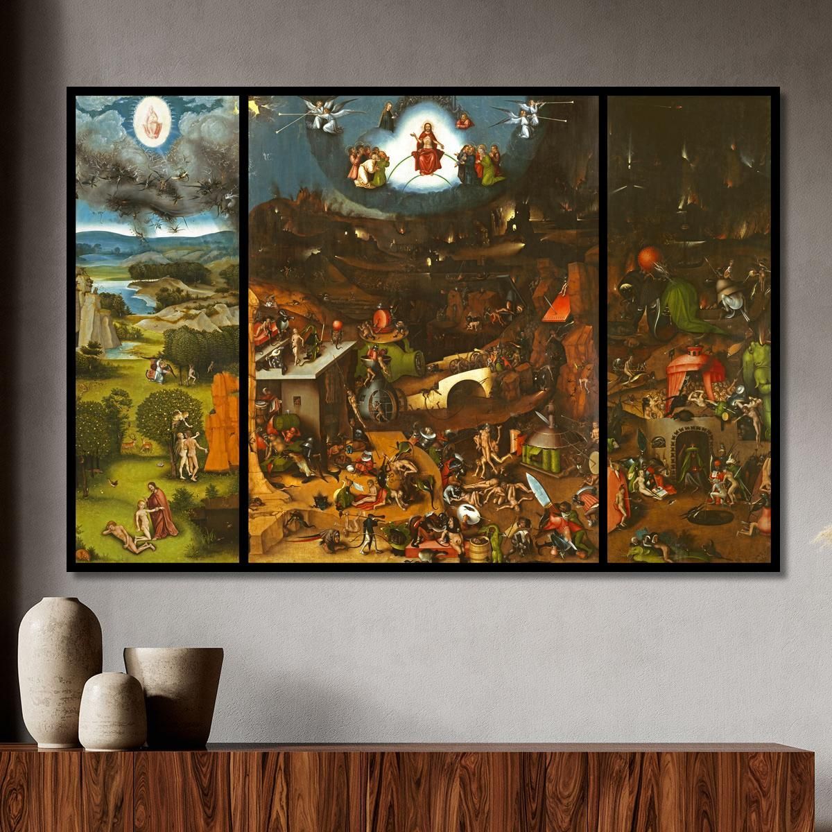 The Last Judgment Bosch Hieronymus hbs22 canvas print 