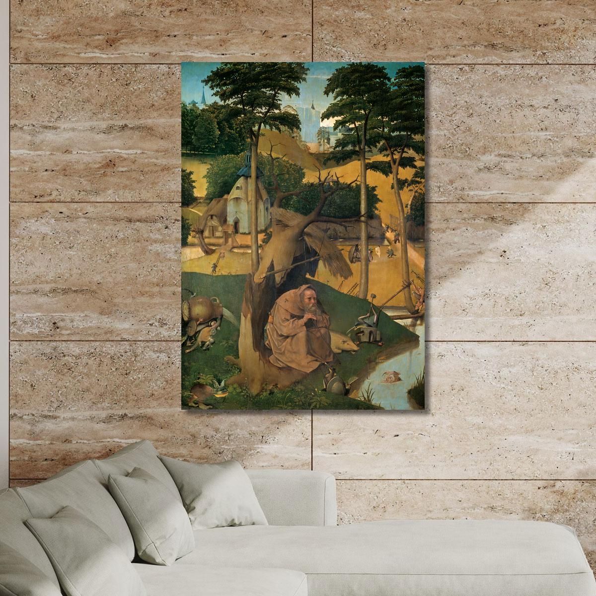The Temptation Of St Anthony Bosch Painting Bosch Hieronymus hbs24 canvas print 