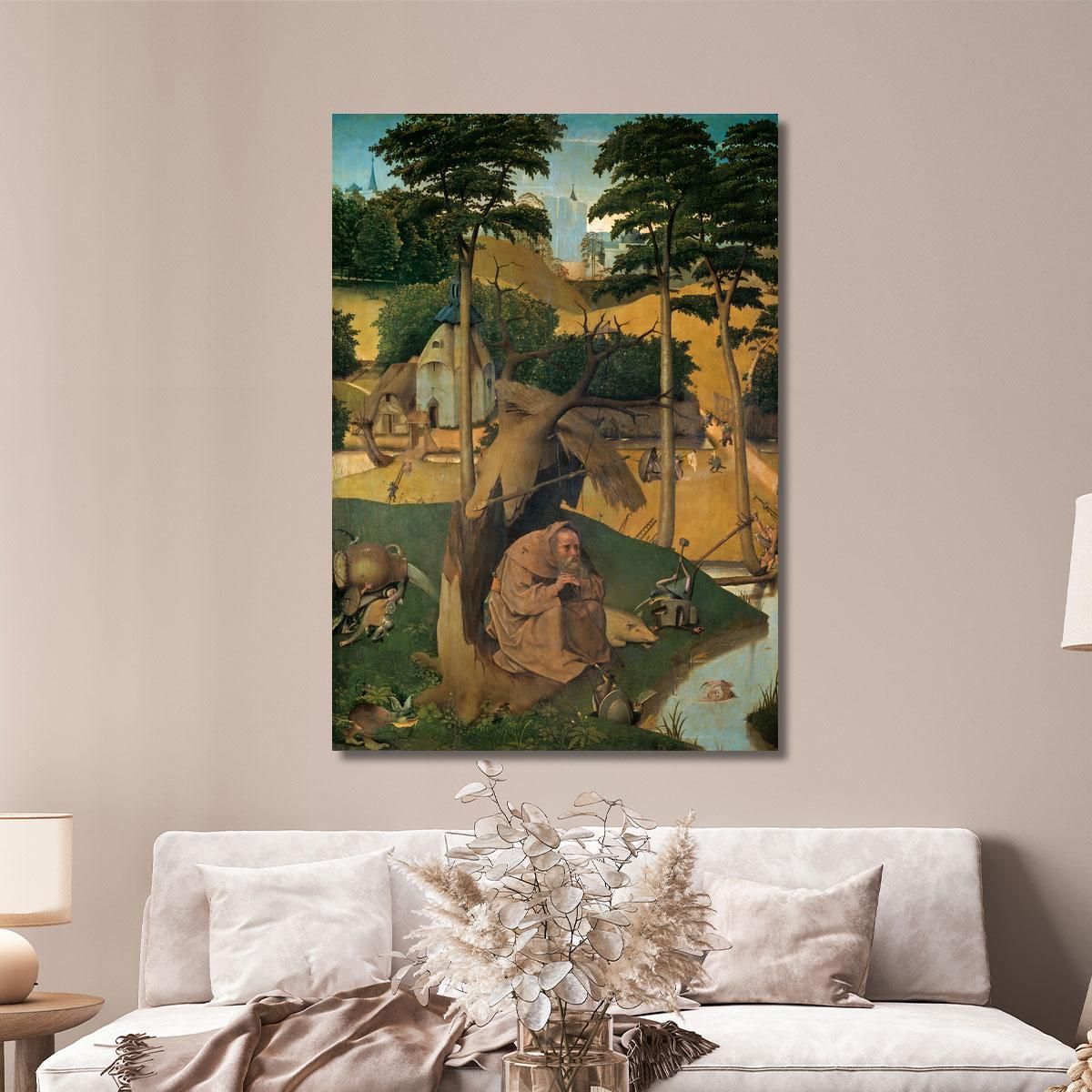 The Temptation Of St Anthony Bosch Painting Bosch Hieronymus hbs24 canvas print 
