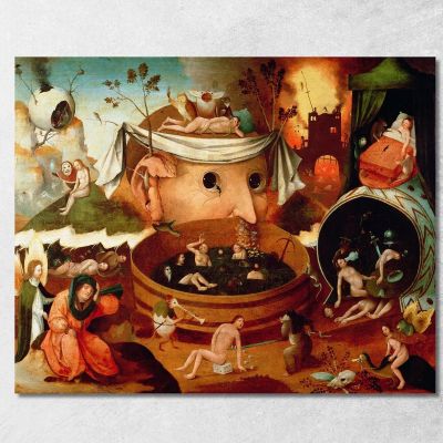 Tondal'S Vision Bosch Hieronymus hbs27 canvas print 