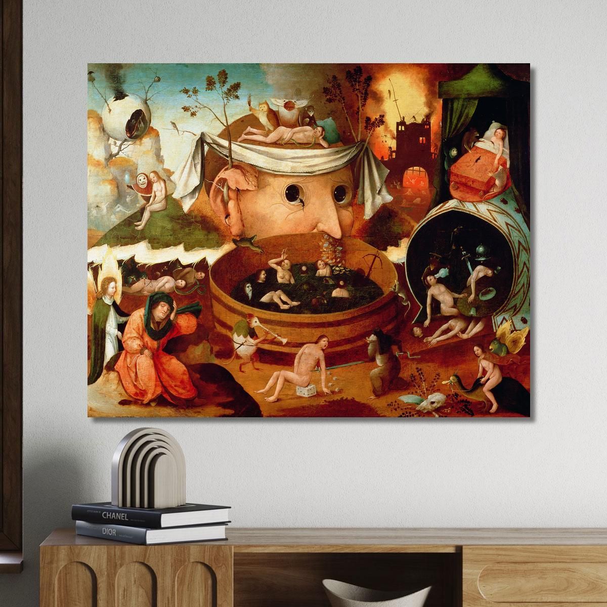 Tondal'S Vision Bosch Hieronymus hbs27 canvas print 