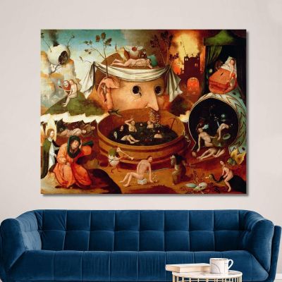 Tondal'S Vision Bosch Hieronymus hbs27 canvas print 