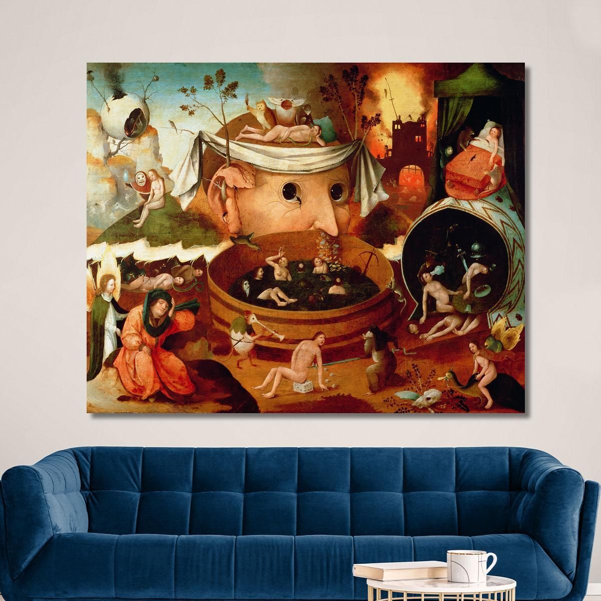 Tondal'S Vision Bosch Hieronymus hbs27 canvas print 