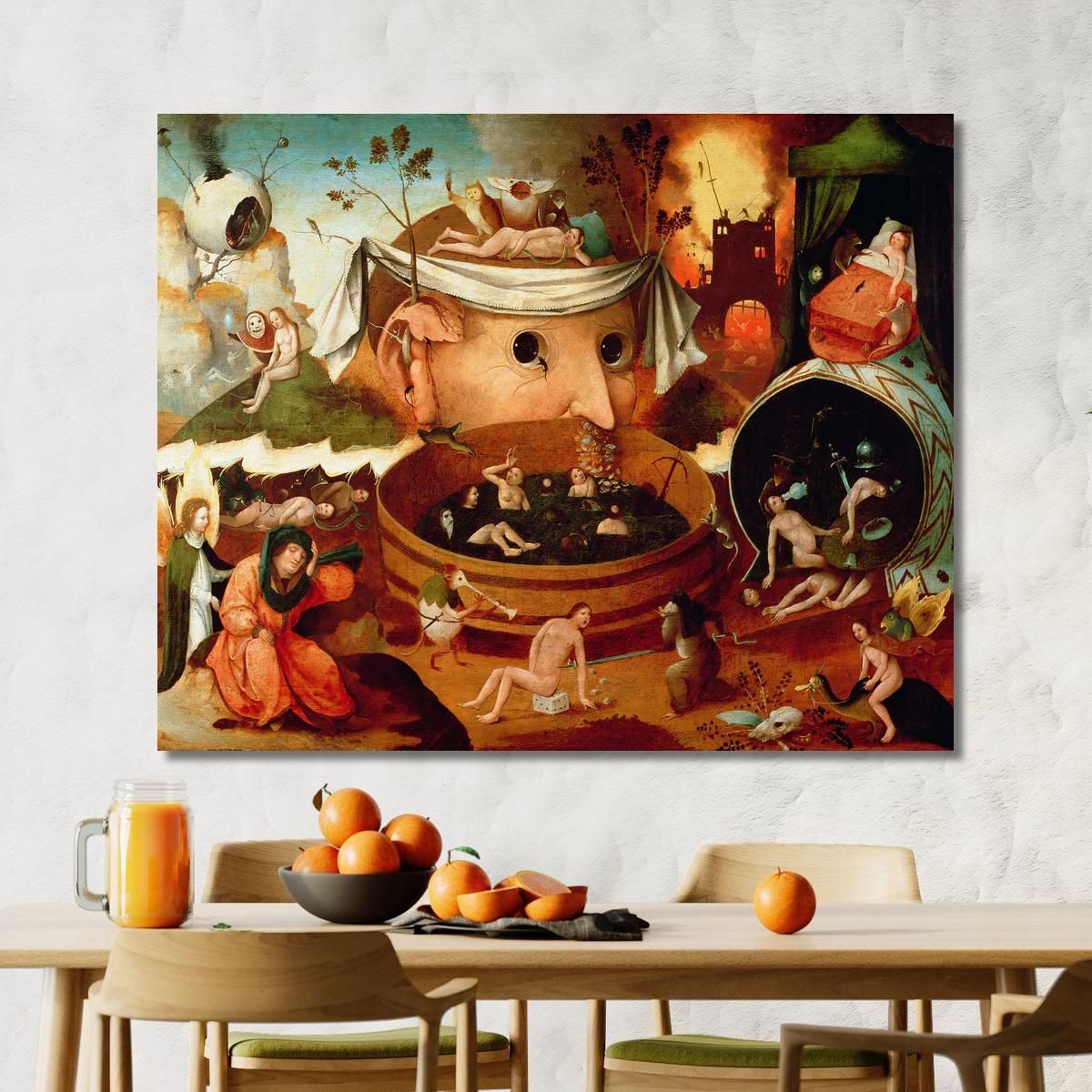 Tondal'S Vision Bosch Hieronymus hbs27 canvas print 