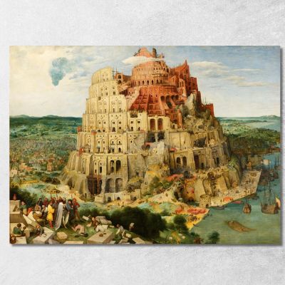 The Tower Of_Babel Pieter Bruegel pbr21 canvas print 