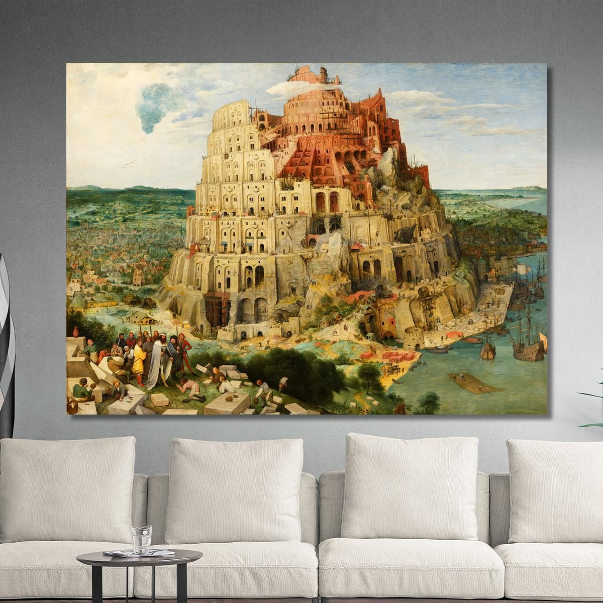 The Tower Of_Babel Pieter Bruegel pbr21 canvas print 