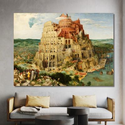 The Tower Of_Babel Pieter Bruegel pbr21 canvas print 