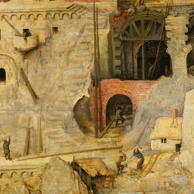 The Tower Of_Babel Pieter Bruegel pbr21 canvas print
