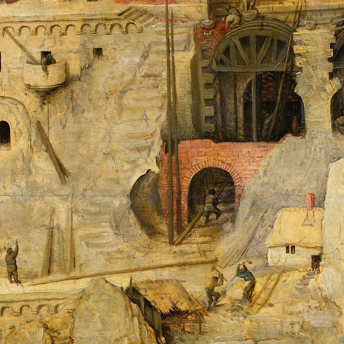 The Tower Of_Babel Pieter Bruegel pbr21 canvas print