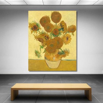 Girasoli Vincent van Gogh vvg1 quadro stampa su tela