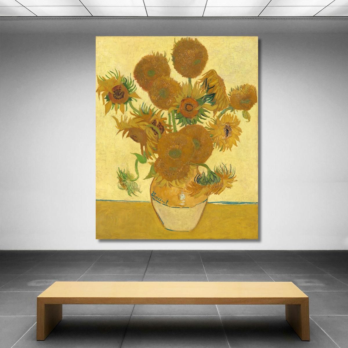 Girasoli Vincent van Gogh vvg1 quadro stampa su tela