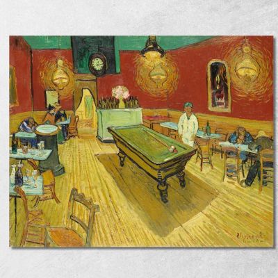 Caffè Notturno Vincent van Gogh vvg10 quadro stampa su tela