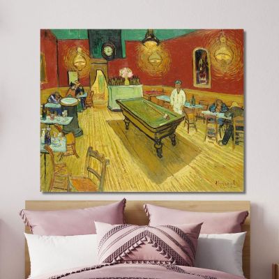 Caffè Notturno Vincent van Gogh vvg10 quadro stampa su tela