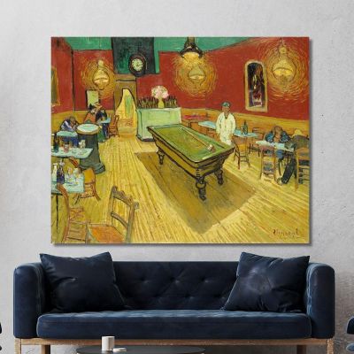 Caffè Notturno Vincent van Gogh vvg10 quadro stampa su tela