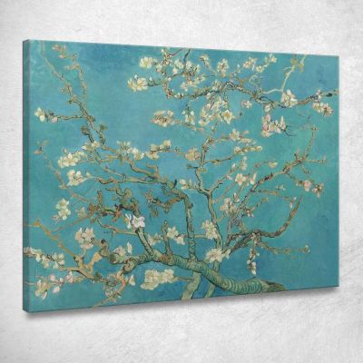 Almond Blossoms Vincent van Gogh, vvg16 ภาพพิมพ์บนผ้าใบแคนวาส