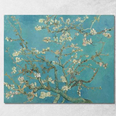 Almond Blossoms Vincent van Gogh, vvg16 ภาพพิมพ์บนผ้าใบแคนวาส