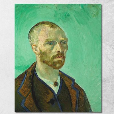 Self-Portrait Dedicated To Paul Gauguin Vincent van Gogh, vvg25 canvas print