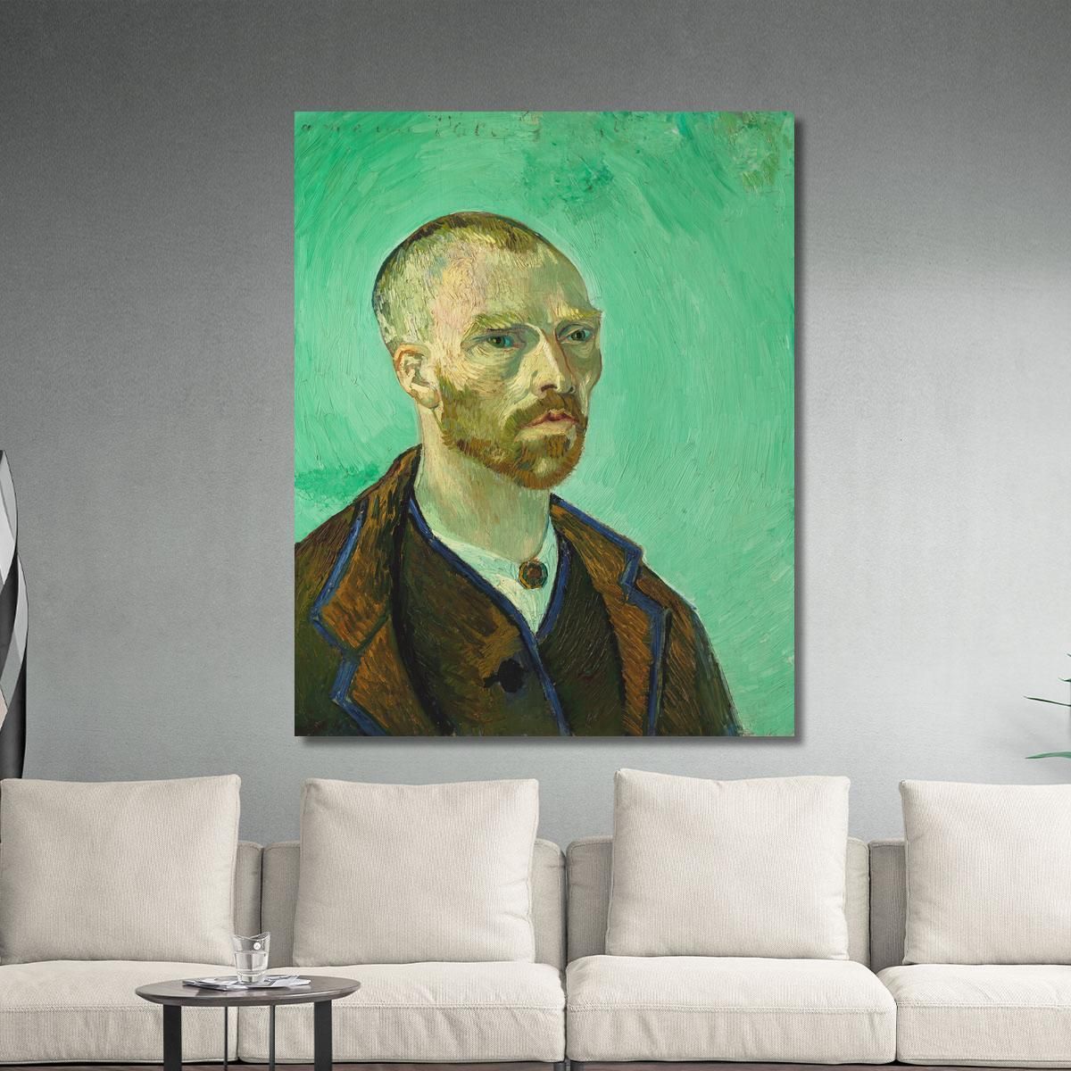 Self-Portrait Dedicated To Paul Gauguin Vincent van Gogh, vvg25 canvas print