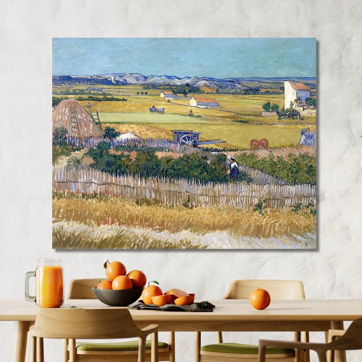 The Harvest Vincent van Gogh, vvg28 canvas print