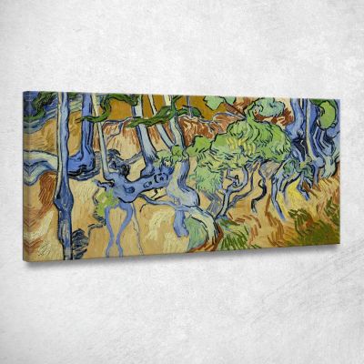 Radici Degli Alberi Vincent van Gogh vvg33 quadro stampa su tela