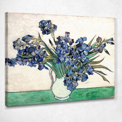 Iris 1890 Vincent van Gogh, vvg50 canvas print