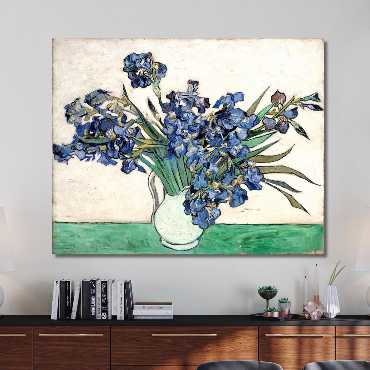 Iris 1890 Vincent van Gogh, vvg50 canvas print