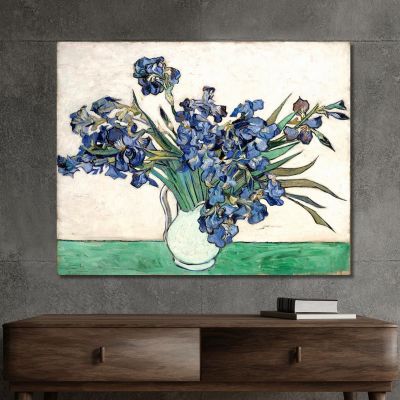 Iris 1890 Vincent van Gogh, vvg50 canvas print