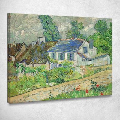 Caso A Auvers Vincent van Gogh vvg51 quadro stampa su tela