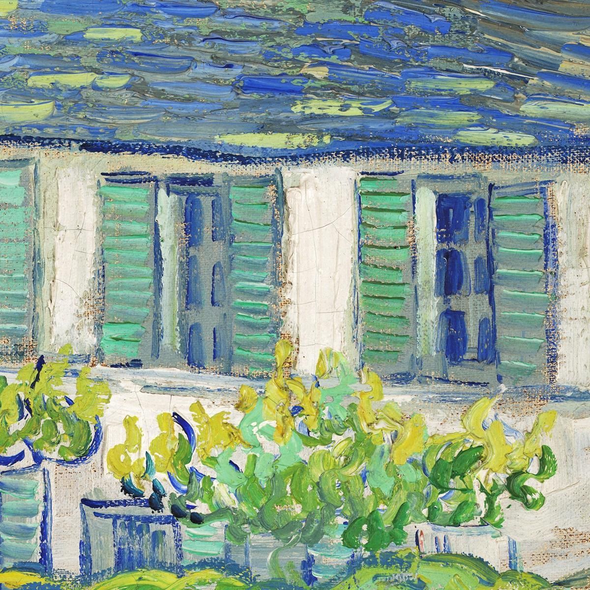 Caso A Auvers Vincent van Gogh vvg51 quadro stampa su tela