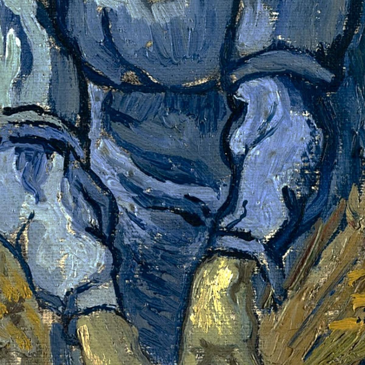 Contadina Lega Covoni Dopo Millet Vincent van Gogh vvg53 quadro stampa su tela