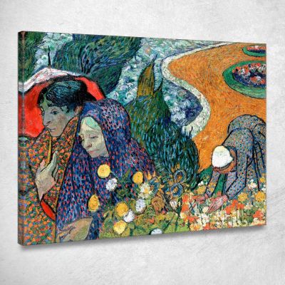 Memoria Del Giardino Di Etten Ladies Of Arles Vincent van Gogh vvg58 quadro stampa su tela