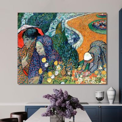 Memoria Del Giardino Di Etten Ladies Of Arles Vincent van Gogh vvg58 quadro stampa su tela