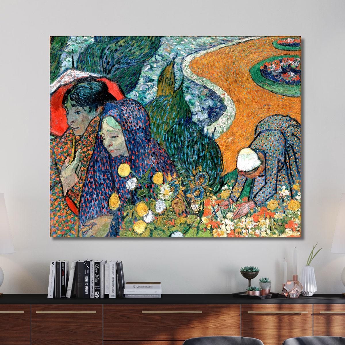 Memoria Del Giardino Di Etten Ladies Of Arles Vincent van Gogh vvg58 quadro stampa su tela