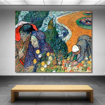 Memoria Del Giardino Di Etten Ladies Of Arles Vincent van Gogh vvg58 quadro stampa su tela