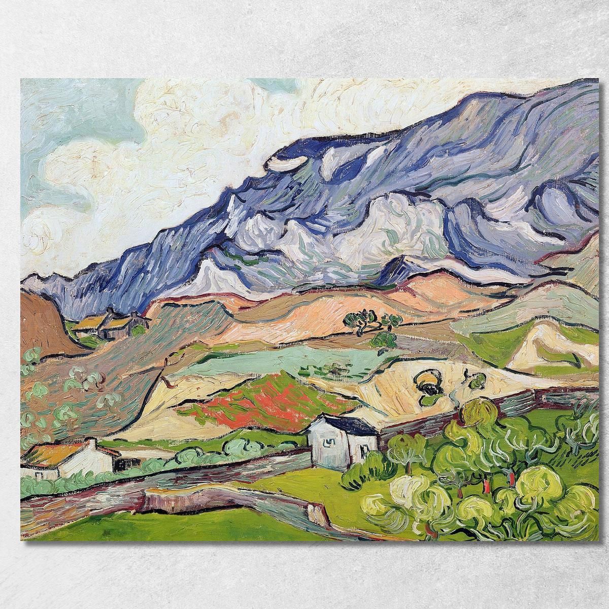 Le Alpi Vincent van Gogh vvg84 quadro stampa su tela