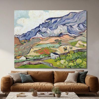 Le Alpi Vincent van Gogh vvg84 quadro stampa su tela