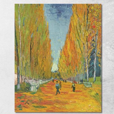 Les Alyscamps Vincent van Gogh, vvg85 canvas print