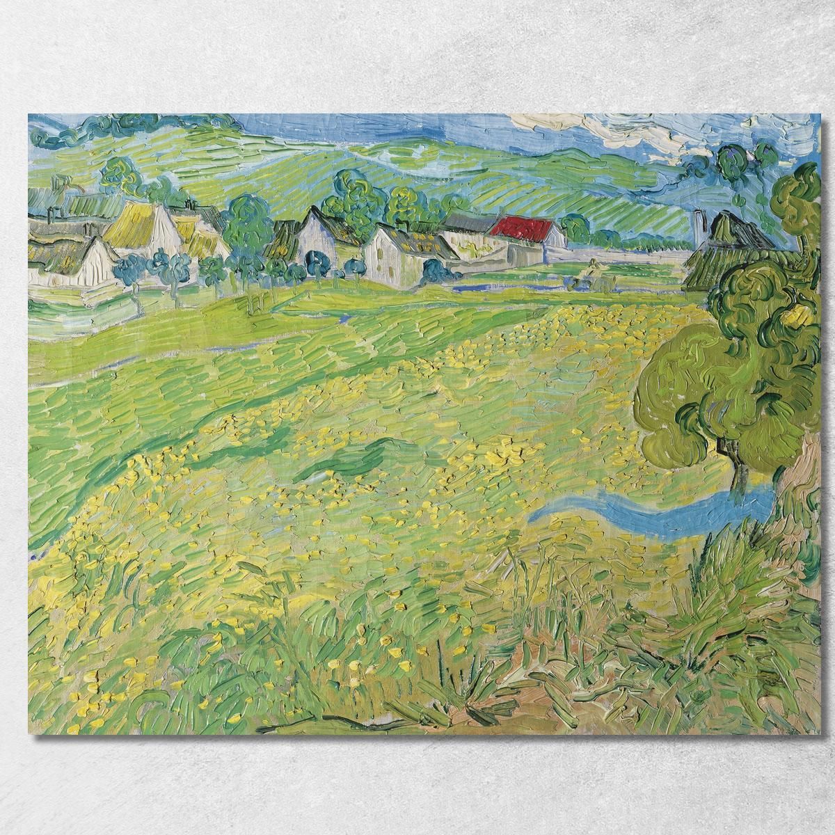 Les Vessenots Ad Auvers Vincent van Gogh, vvg91 canvas print