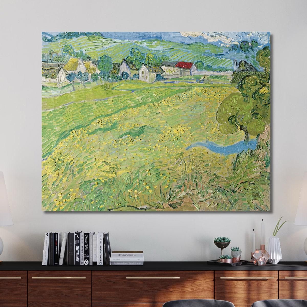 Les Vessenots Ad Auvers Vincent van Gogh, vvg91 canvas print