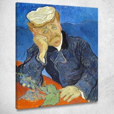 Ritratto Del Dottor Gachet Vincent van Gogh vvg94 quadro stampa su tela