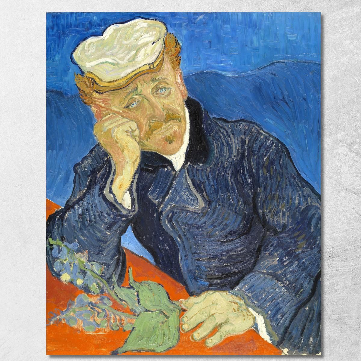 Ritratto Del Dottor Gachet Vincent van Gogh vvg94 quadro stampa su tela