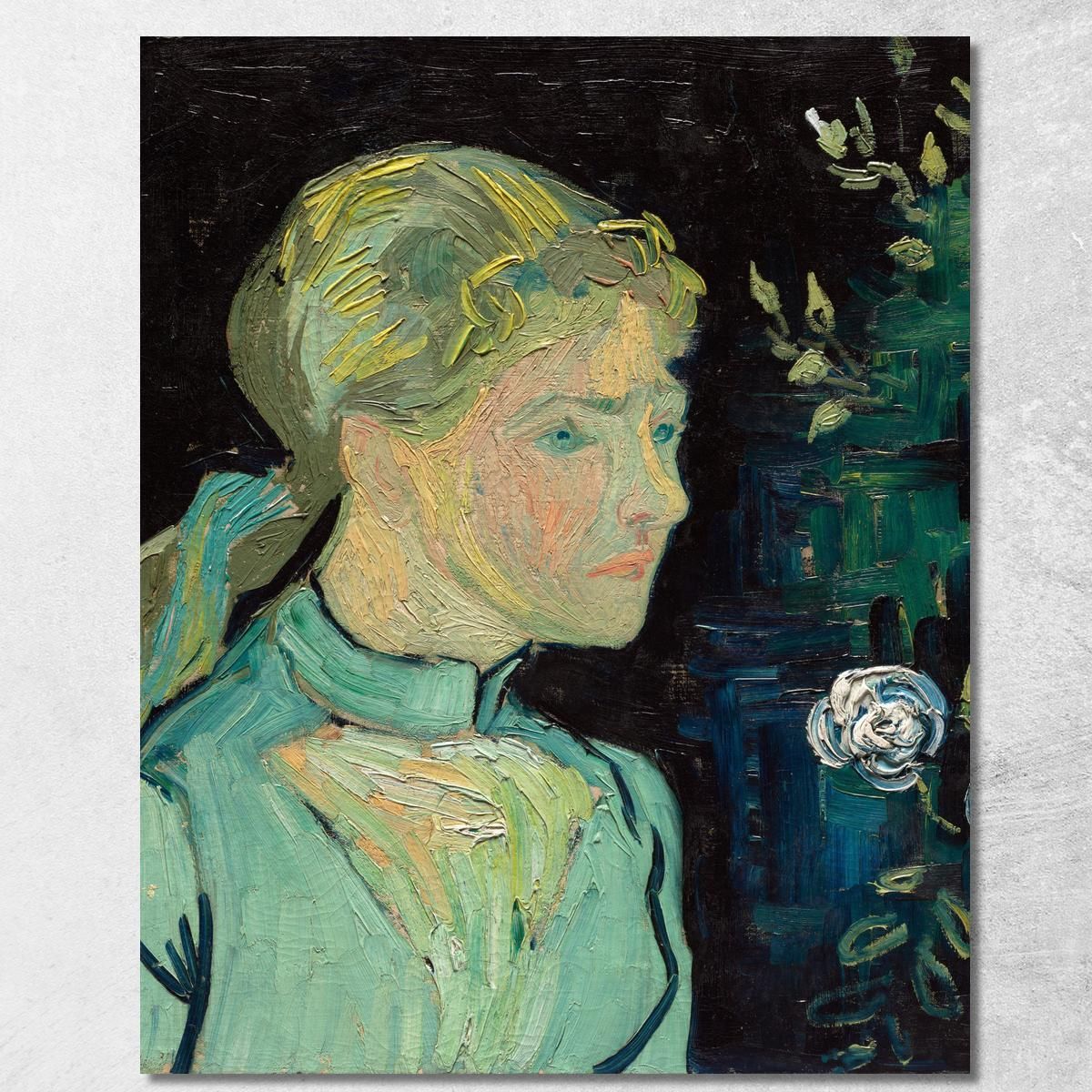 Ritratto Di Adeline Ravoux Vincent van Gogh vvg100 quadro stampa su tela