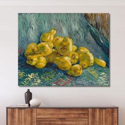 Natura Morta Con Mele Cotogne Vincent van Gogh vvg145 quadro stampa su tela