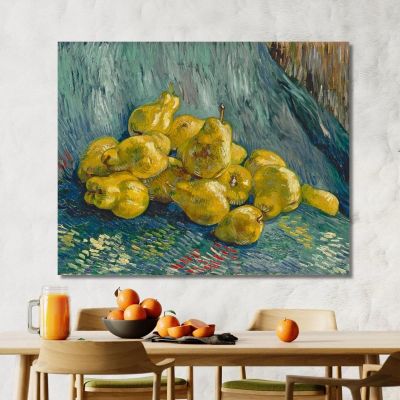 Natura Morta Con Mele Cotogne Vincent van Gogh vvg145 quadro stampa su tela