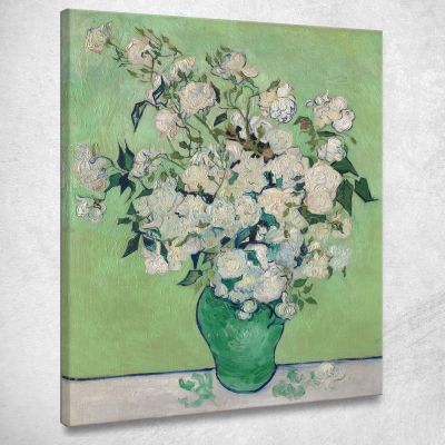 Un Vaso Di Rose Vincent van Gogh vvg159 quadro stampa su tela